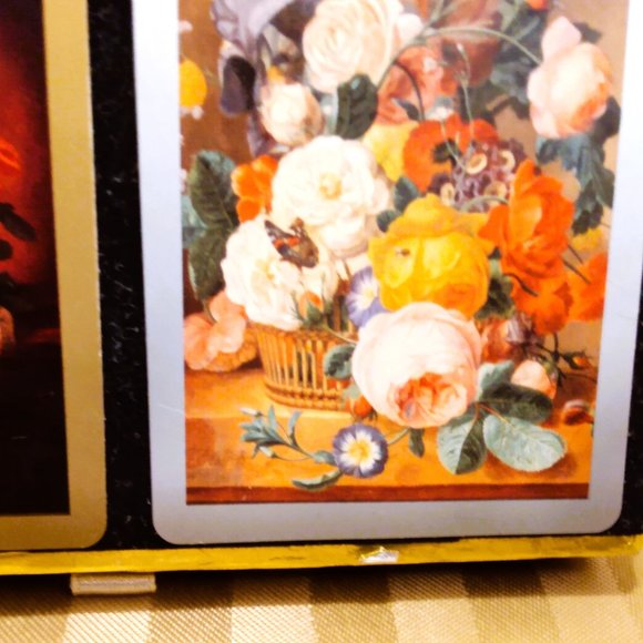 Vintage Congress Double Deck Floral/Roses Playing Cards - Picture 11 of 16